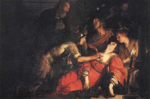 Francesco Rustici The Deathe of Lucretia Spain oil painting art